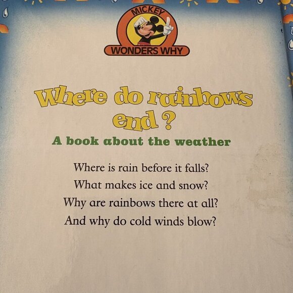 Disney Mickey Wonders Why Hardbacks 11 Books Vintage 1992 USA HomeSchool Mouse - Picture 14 of 15